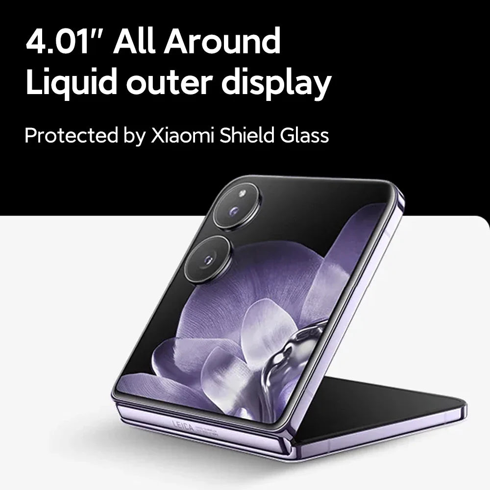 World Premiere Global Version Xiaomi MIX Flip Foldable 4.01" Outer Display 12GB 512GB Snapdragon 8 Gen 3 Leica 50MP Camera Mi