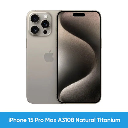 2023 Original Apple iPhone 15 Pro MAX 8GB RAM 256GB/512GB/1TB ROM A17 Pro Bionic Chip 6.7'' 120Hz Super Retina XDR Display NFC