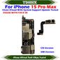 Motherboard Support iOS Update For iPhone 15 Pro Max / 15Pro Clean iCloud Logic Board Full Chips Working China Version Dual Sim