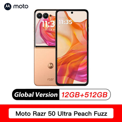 New Original Global Version Motorola Moto Razr 50 Ultra XT2451-3 6.9" Snapdragon 8s Gen 3 Folding Screen 4000mAh 50MP 45W